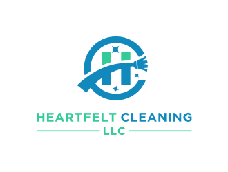 Heartfelt Cleaning LLC logo design by superiors