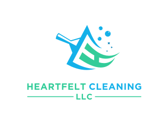 Heartfelt Cleaning LLC logo design by superiors