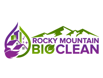 Rocky Mountain Bio Clean logo design by jaize