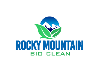 Rocky Mountain Bio Clean logo design by M J