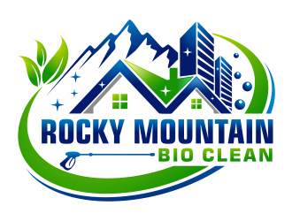 Rocky Mountain Bio Clean logo design by agus