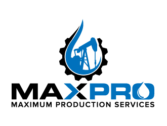Maximum Production Services logo design by jaize