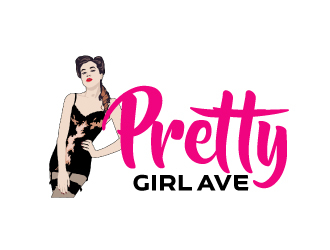 Pretty Girl Ave  logo design by ElonStark