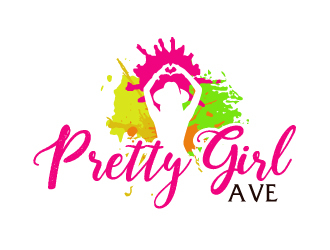 Pretty Girl Ave  logo design by ElonStark