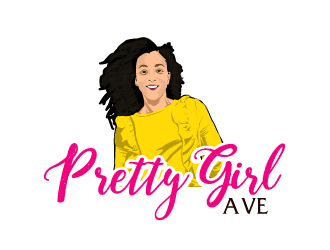 Pretty Girl Ave  logo design by ElonStark