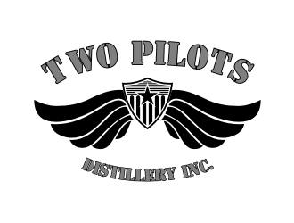 Two Pilots Distillery Inc.  logo design by xorn