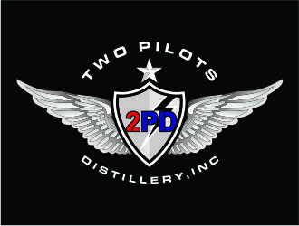 Two Pilots Distillery Inc.  logo design by Shina