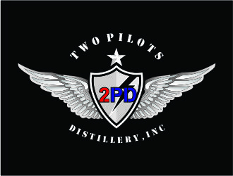 Two Pilots Distillery Inc.  logo design by Shina