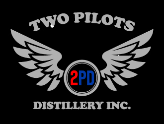 Two Pilots Distillery Inc.  logo design by cybil