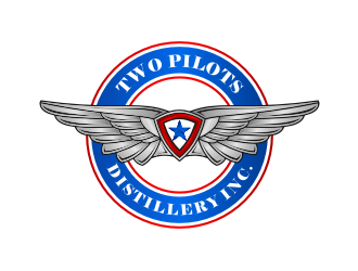Two Pilots Distillery Inc.  logo design by Gravity