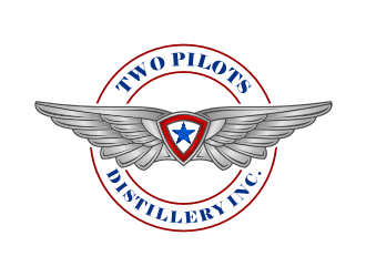 Two Pilots Distillery Inc.  logo design by Gravity