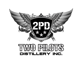 Two Pilots Distillery Inc.  logo design by axel182