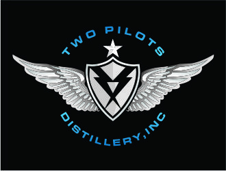 Two Pilots Distillery Inc.  logo design by Shina