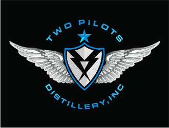 Two Pilots Distillery Inc.  logo design by Shina