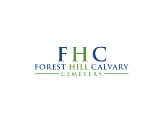 Forest Hill Calvary Cemetery logo design by Artomoro