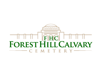 Forest Hill Calvary Cemetery logo design by jaize
