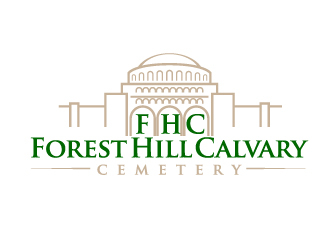 Forest Hill Calvary Cemetery logo design by jaize