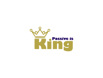 Passive is King logo design by nona