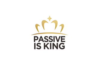 Passive is King logo design by M J