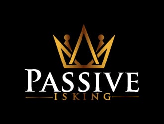 Passive is King logo design by ElonStark