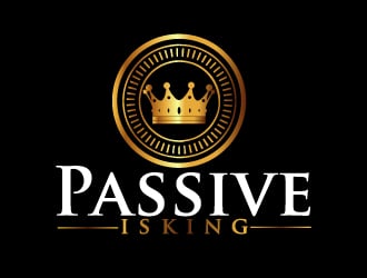 Passive is King logo design by ElonStark