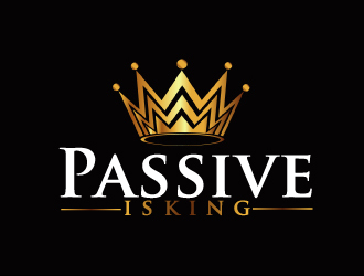 Passive is King logo design by ElonStark