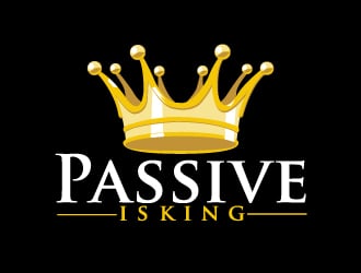 Passive is King logo design by ElonStark