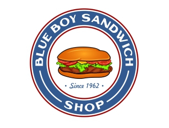 Blue Boy Sandwich Shop logo design by rizuki