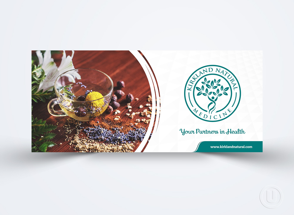 Kirkland Natural Medicine logo design by Ulid