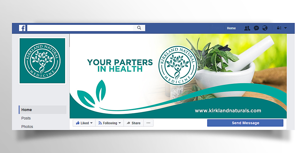 Kirkland Natural Medicine logo design by scriotx