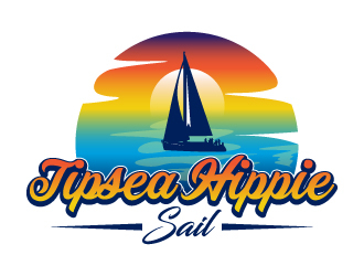 Tipsea Hippie Sail logo design by Suvendu