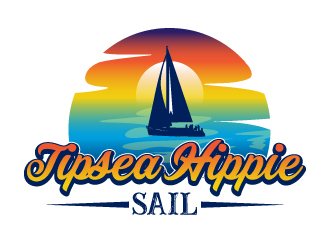 Tipsea Hippie Sail logo design by Suvendu