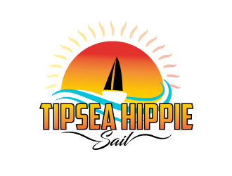 Tipsea Hippie Sail logo design by Suvendu