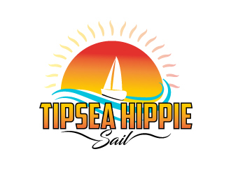 Tipsea Hippie Sail logo design by Suvendu