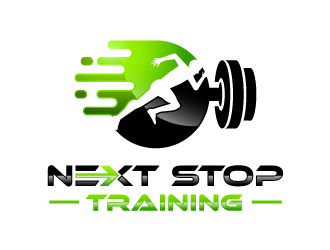 Next Stop training logo design by fillintheblack