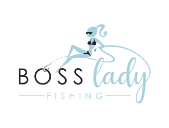 Boss Lady Fishing logo design by superiors
