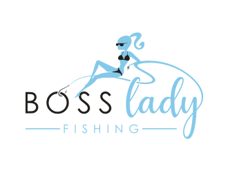 Boss Lady Fishing logo design by superiors