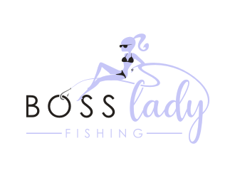 Boss Lady Fishing logo design by superiors