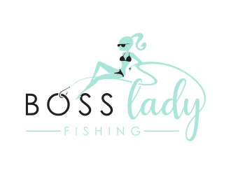 Boss Lady Fishing logo design by superiors