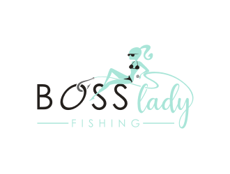 Boss Lady Fishing logo design by superiors