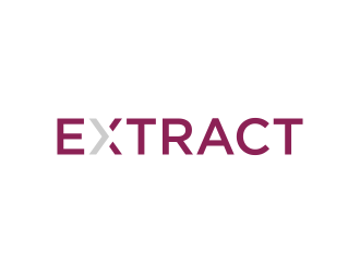 Extract logo design by GassPoll