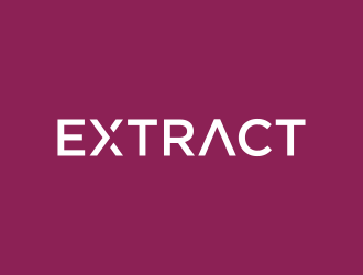 Extract logo design by GassPoll