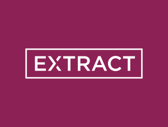 Extract logo design by GassPoll