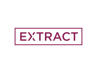 Extract logo design by GassPoll
