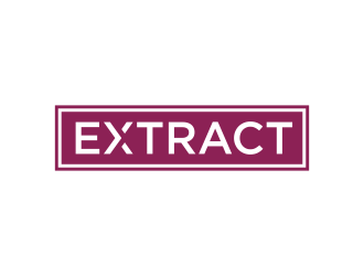 Extract logo design by GassPoll