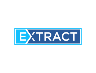 Extract logo design by GassPoll