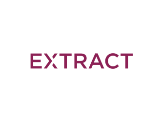 Extract logo design by GassPoll