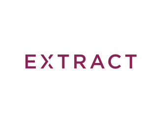 Extract logo design by GassPoll