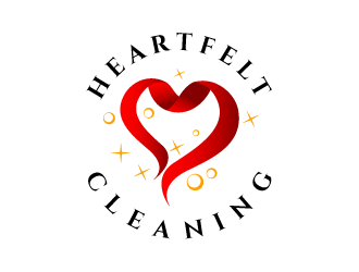 Heartfelt Cleaning LLC logo design by PRN123