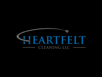 Heartfelt Cleaning LLC logo design by ArRizqu